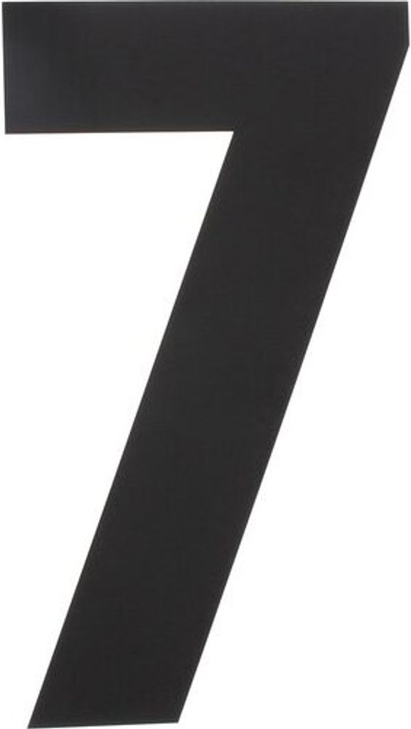 Hausnummer Intersteel 7 XL 300 mm schwarz matt Produktbild 