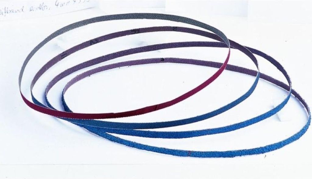 Flex Schleifband ZIRCOFLEX 10 Stück 533x4 mm Korn P 220 aus Zironkorund