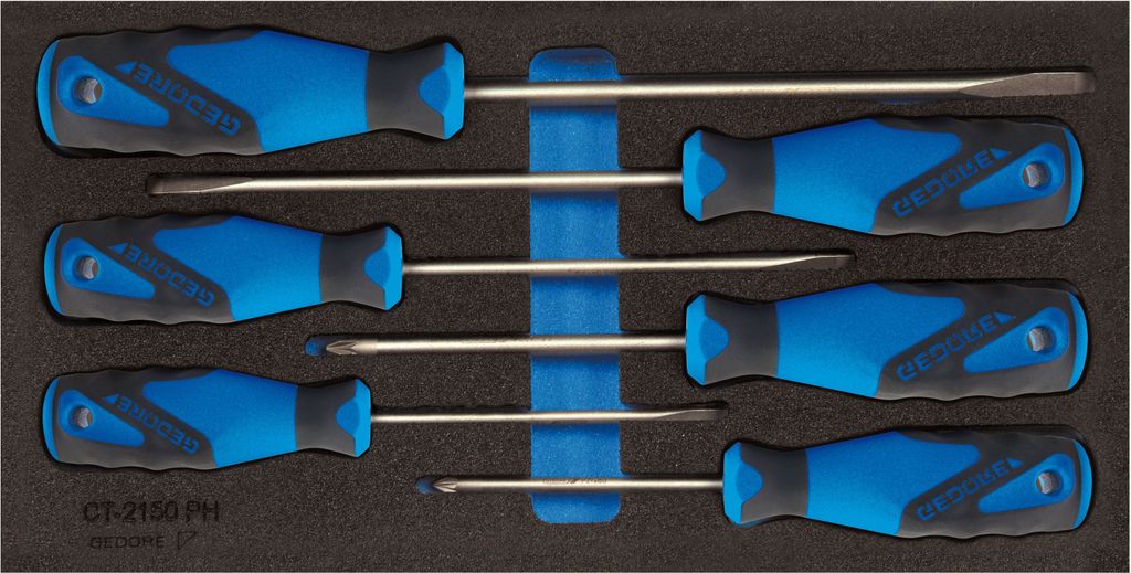 GEDORE 1500 CT1-2150 PZ Schraubendreher in Check-Tool-Modul, 2309149