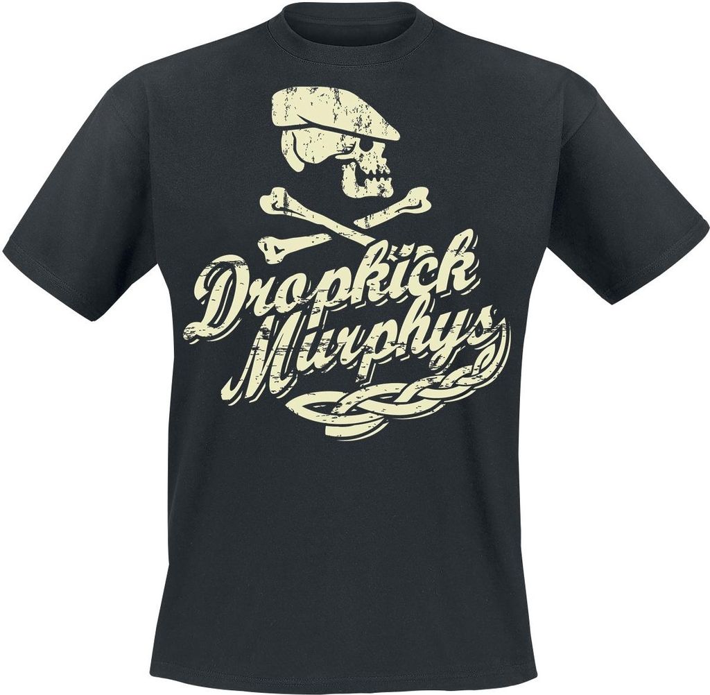 Dropkick Murphys T-Shirt Herren Scally Skull Ship schwarz XXL