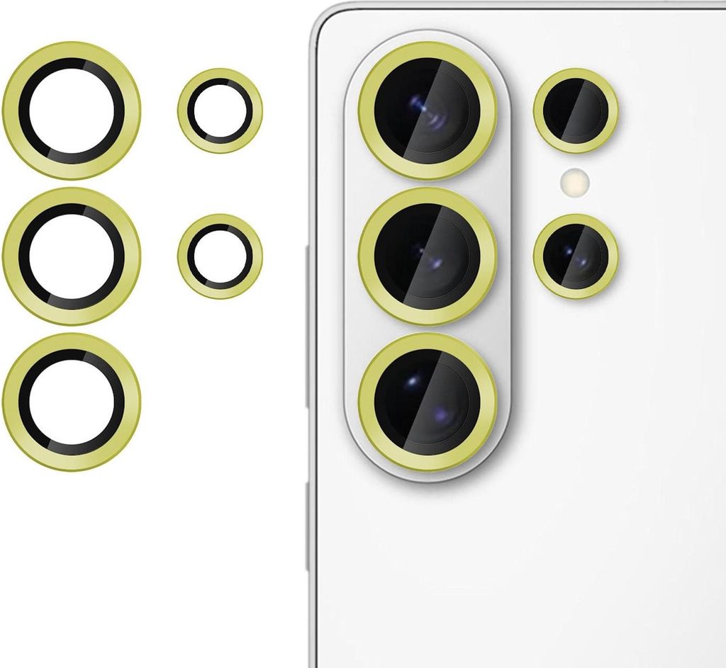 Kamera Schutzglas Linsenschutz für Samsung Galaxy S26 Ultra 9H Hartglas Gold