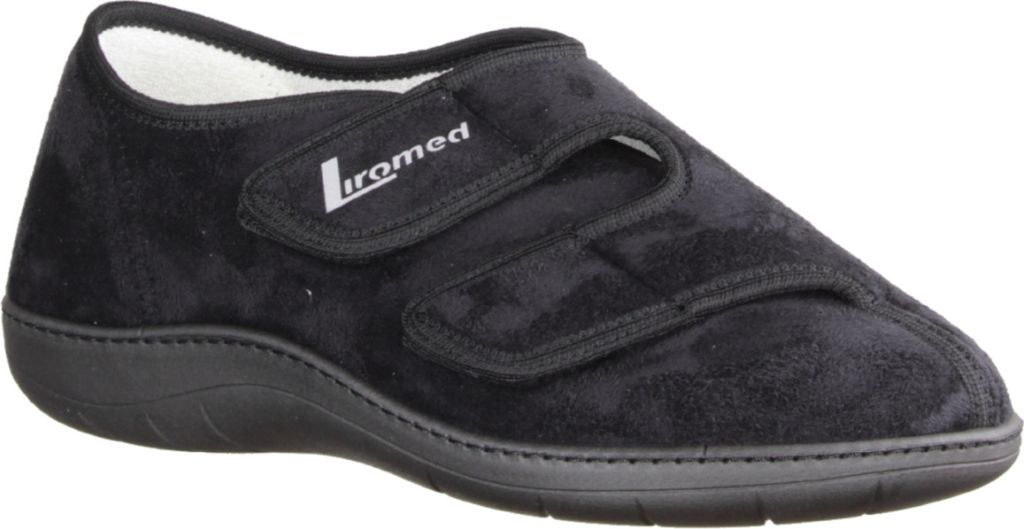 Reha Halbschuh 476-20Z3 mit 2 Klettverschlüssen schwarz>>>>Gr. 45