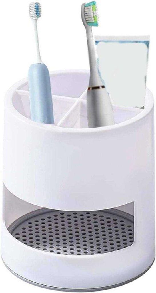 Toothbrush holder met verwijderbare afvoer, Geschikt für Badezimmer, Küchen und Arbeitsflächen.