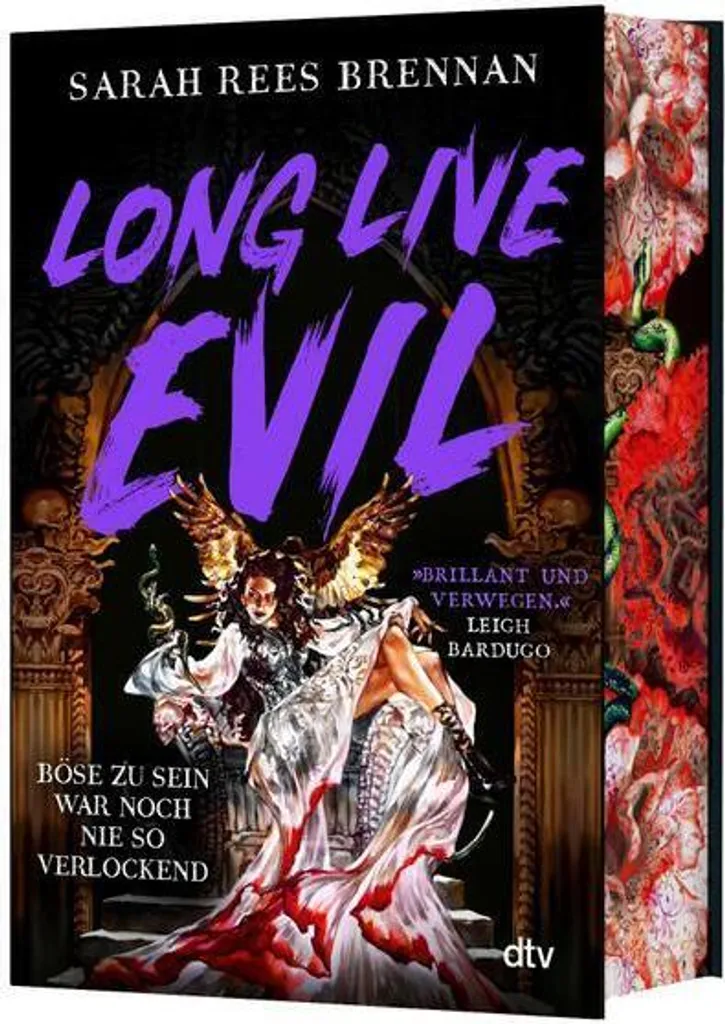 Sweat Long Live Evil Imprimé - Hoodie Noir avec Poche Kangourou Pratique