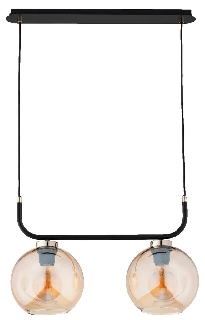 Suspension idéale au-dessus table à manger BINARY - Luminaire 75 cm
