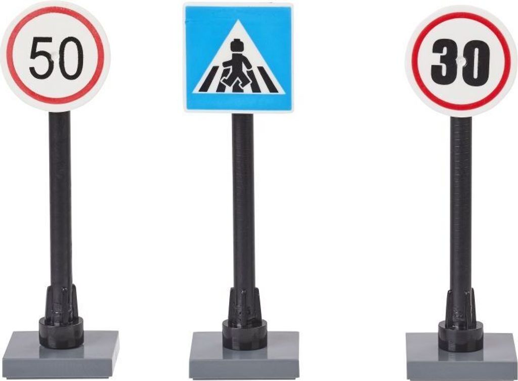 Verkehrsschilder Set II ca.1,5 - 5,5cm