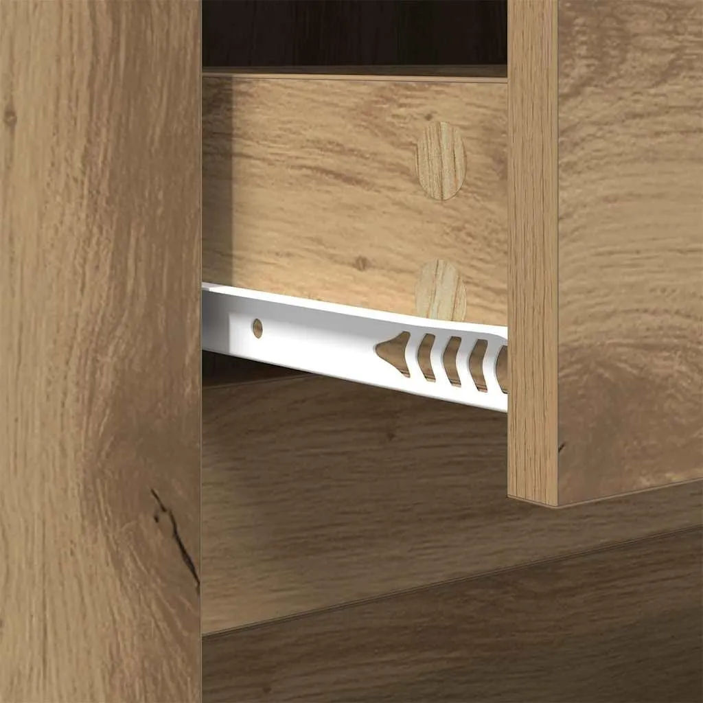 SYFAX™ Tavolino da salotto Rovere artigianale 102 x 44,5 x 50 cm - 9