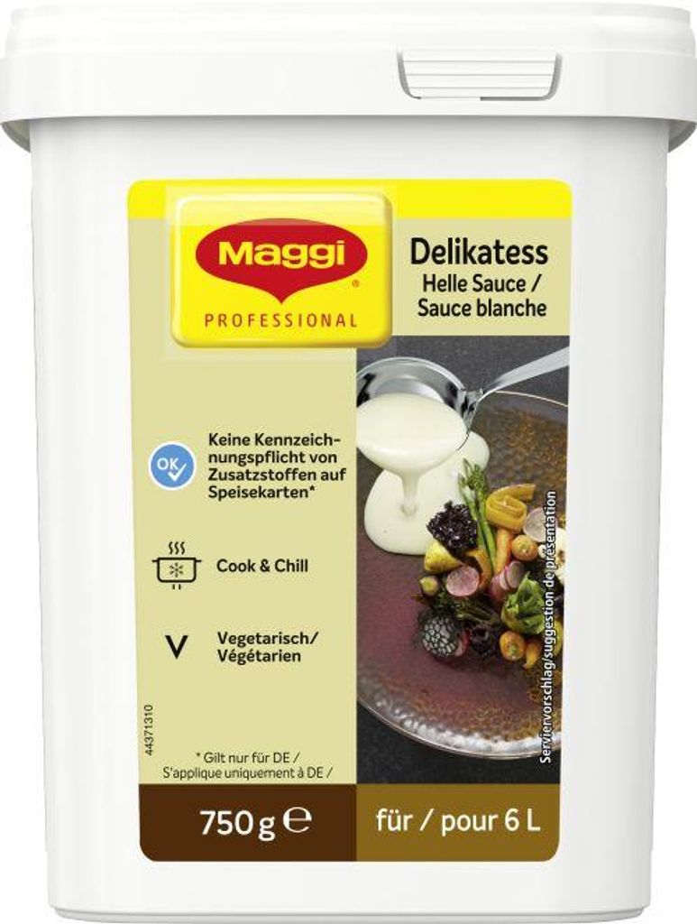 Maggi Helle Sauce für Gemüse und Fisch Großpackung für Gastro 750g