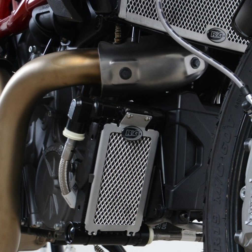 Abdeckung Ölkühler R&G Racing für AMERIKANISCHER UREINWOHNER FTR 1200S