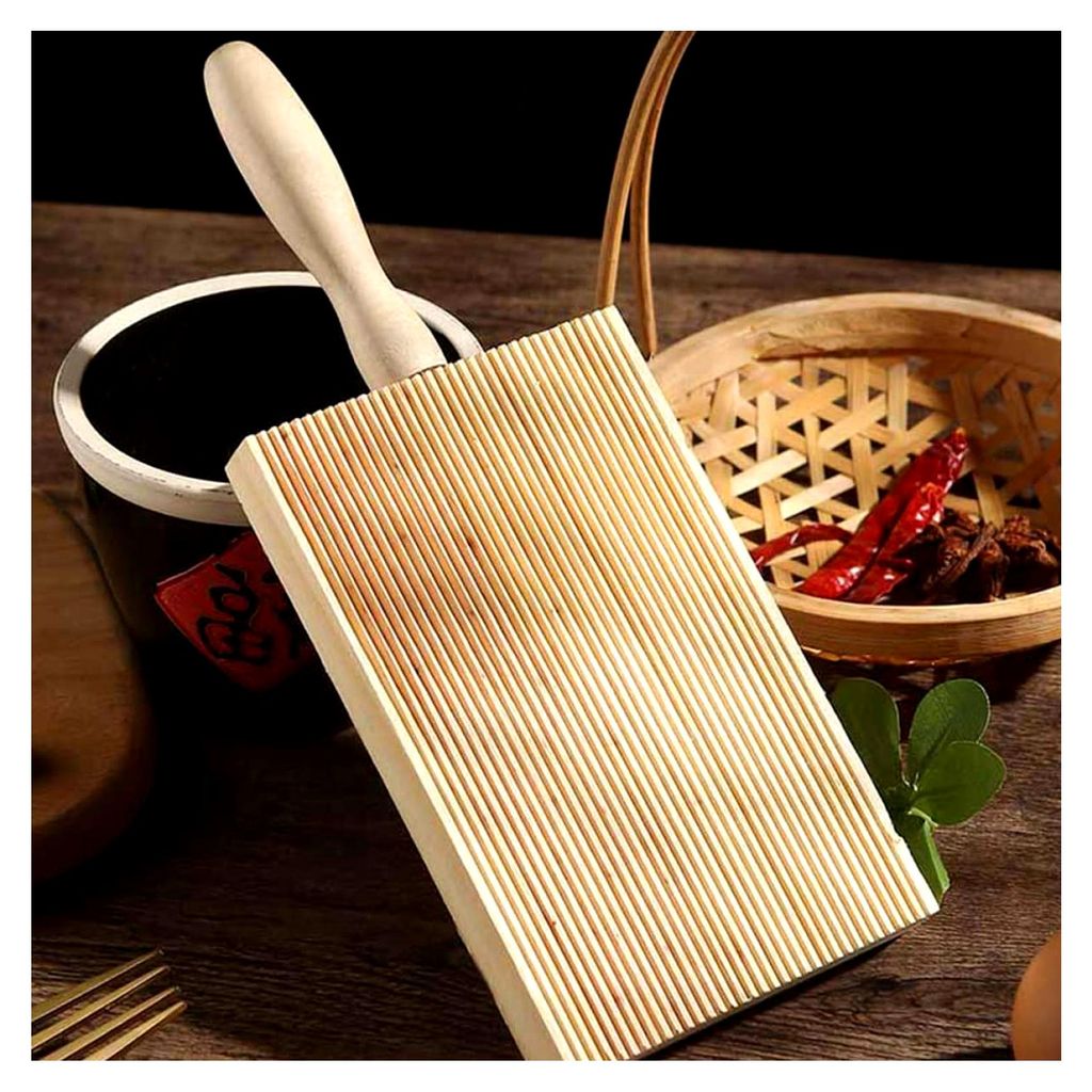 Gnocchi-Form mit Nudelbrett und Küchenutensil für die manuelle Herstellung von Pasta, rutschfeste Oberfläche für Teigtaschen und Nudeln, nützl...