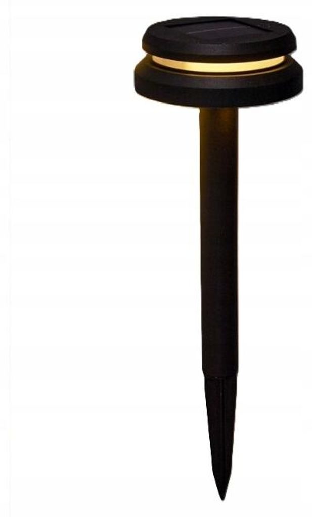 Solar Gartenleuchte LED warmweiß, schwarz, 35 cm, mit Erdspieß, 1 Stück