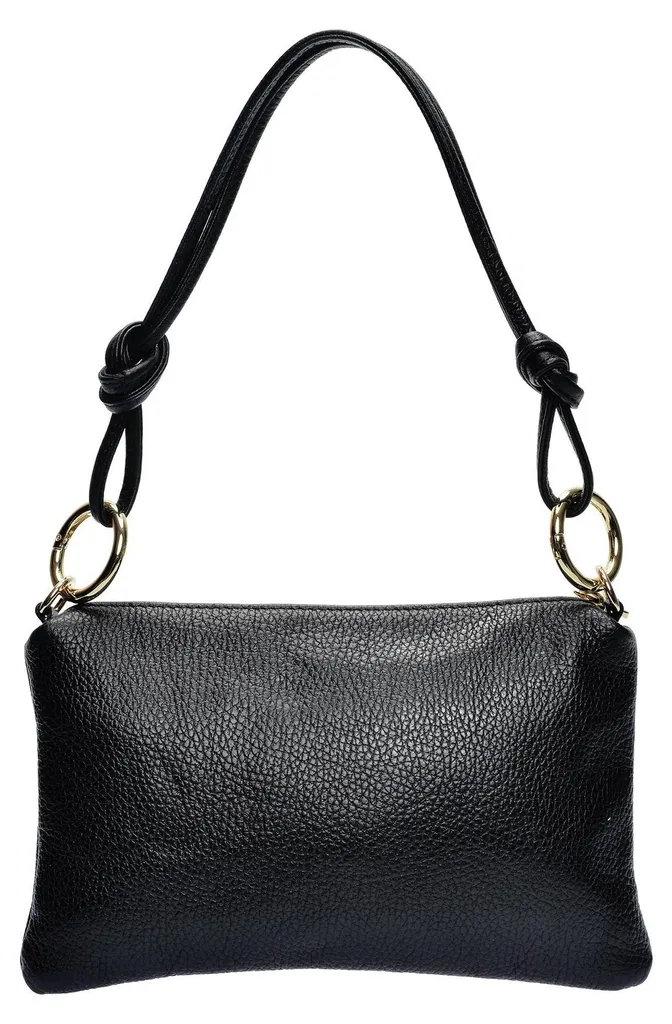Sac Main Bandoulière Noir AL 167T Anna Luchini - Chic Italien SS26