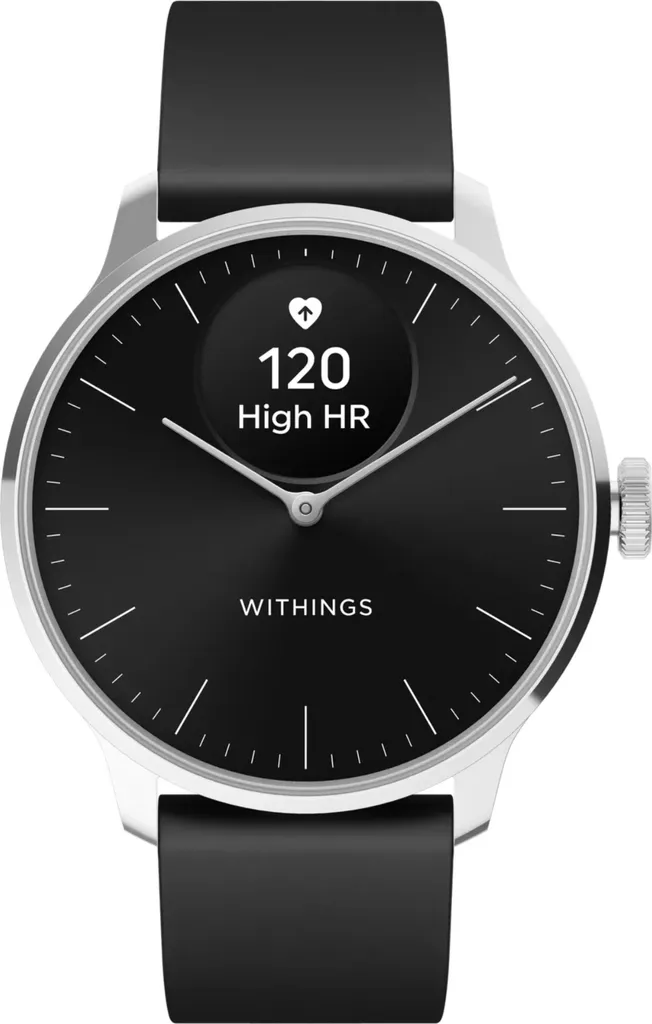 Montre Connectée Hybride ScanWatch Light Noire 37mm pour Femme Withings