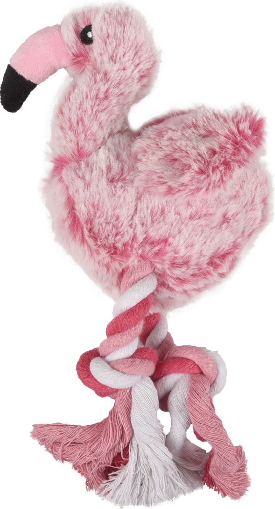 Flamingo Hundespielzeug Flamingo Plüsch rosa, Maße: 36 cm
