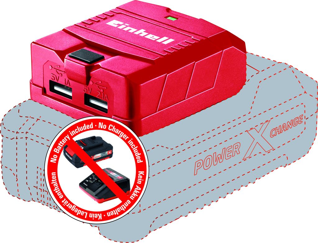 Zasilacz akumulatorowy USB Einhell Power X-Change TE-CP 18 Zdjęcie produktu 14