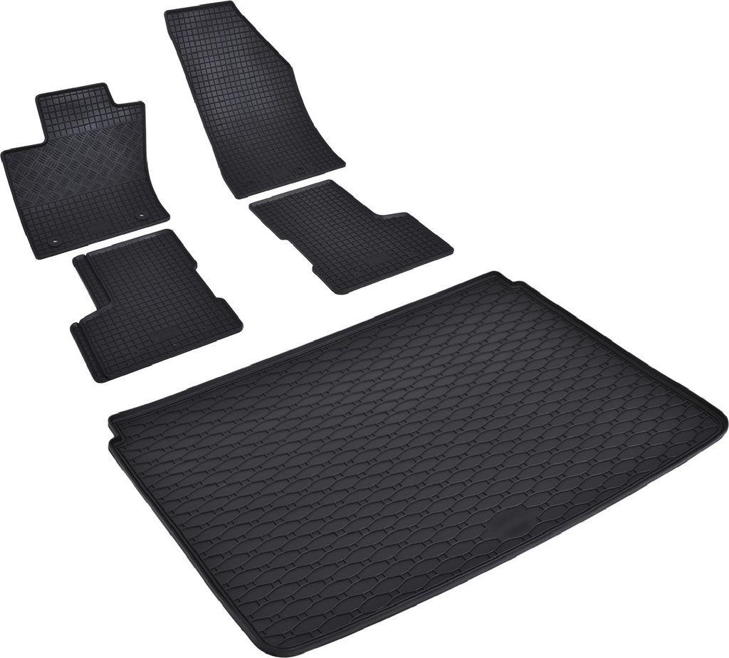 Z550234 Kofferraumwanne+Fußmatten passend für Jeep Renegade MHEV Mild Hybrid BU Geländewagen SUV 5türer 2021-