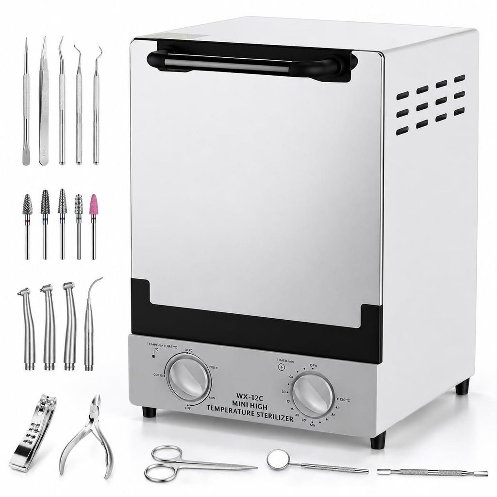Autoklav-Sterilisator 12 L, 1000 W, Infrarot, 250 °C