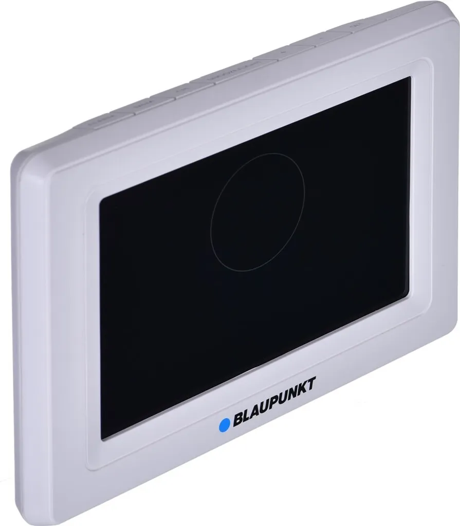 Station météo Blaupunkt WS40WH - Capteur sans fil et écran LCD blanc