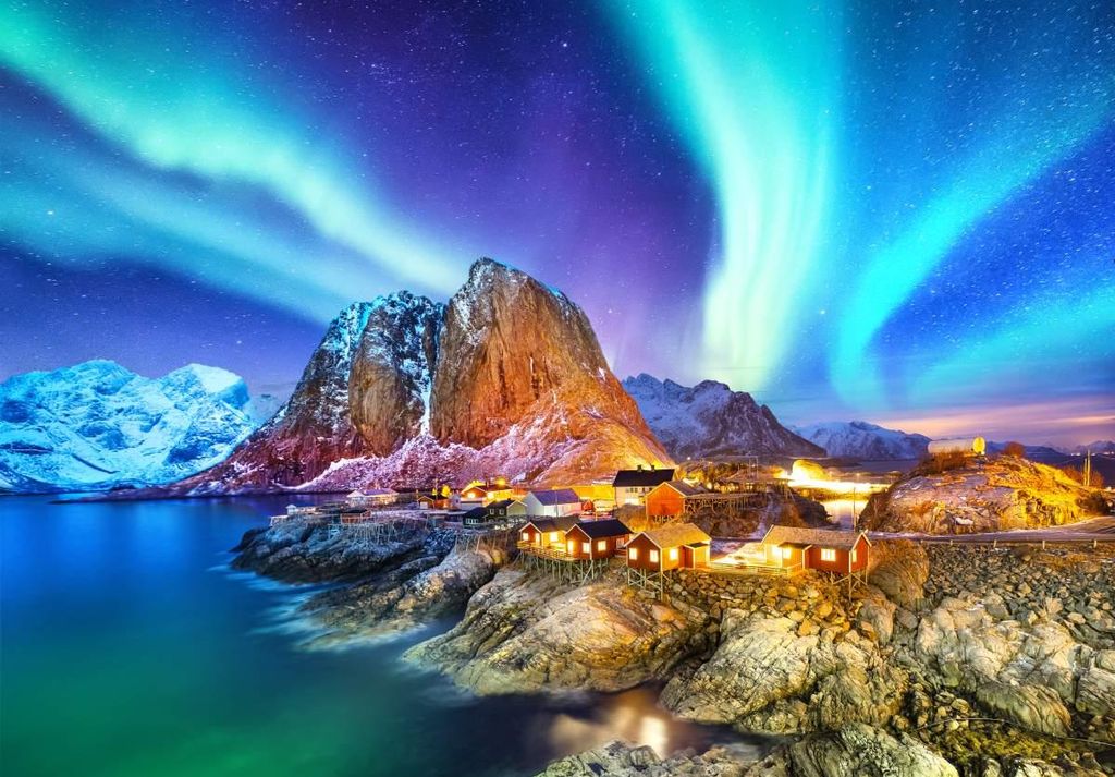Roovi - Puzzle Aurora Borealis, Norway - 1000 dielov