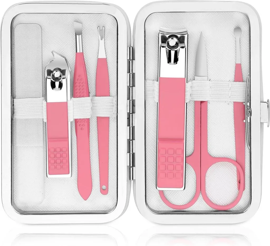 Set Manicure Salva-Unghie: Lima in Vetro + Tagliaunghie Premium