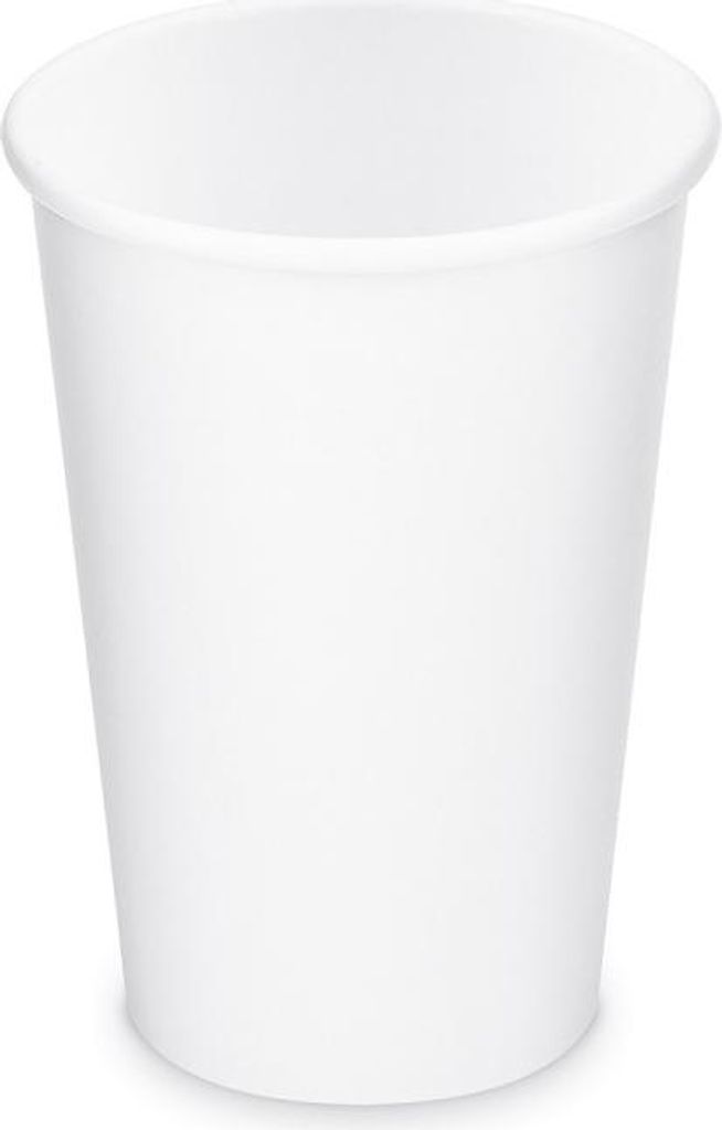 Bicchiere di carta bianco 330 ml, L (Ø 80 mm) [50 pezzi] Immagine del prodotto 