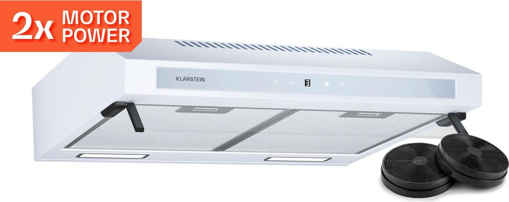 Klarstein Purista Force Hotte aspirante, Hotte murale de Image du produit 