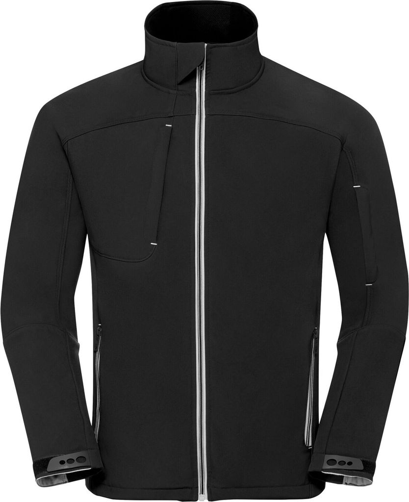 Russell - Softshelljacke für Herren PC6442 (L) (Schwarz)