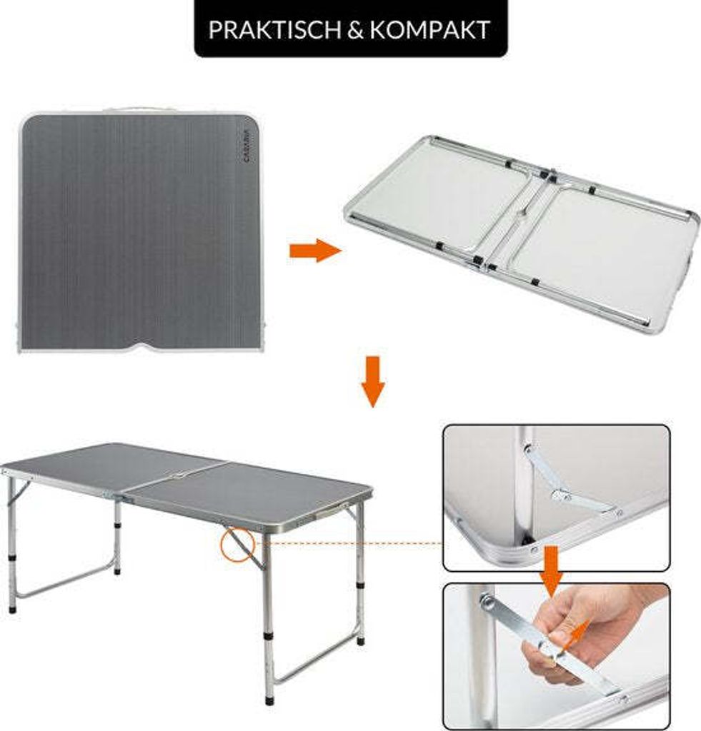 CASARIA® Campingtisch klappbar Camping Beine Produktbild 15