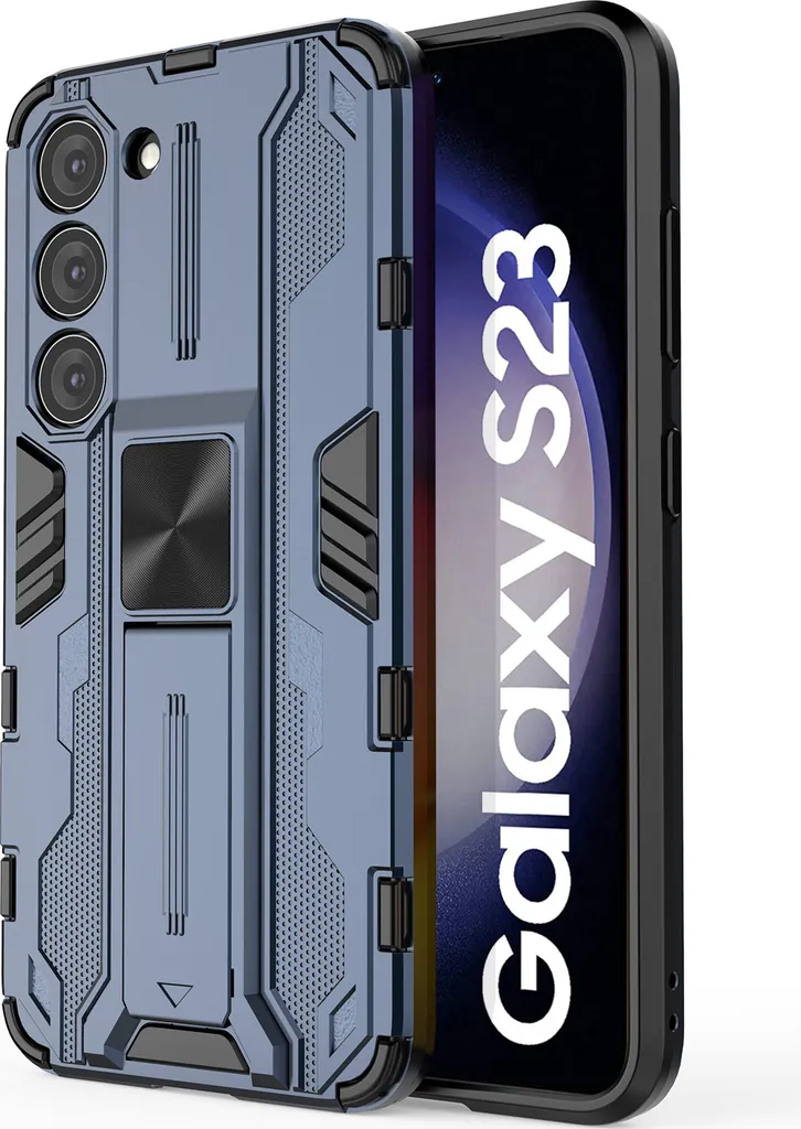 Custodia Professionale Samsung S23 Blu - Antiurto PC/TPU con Bumper