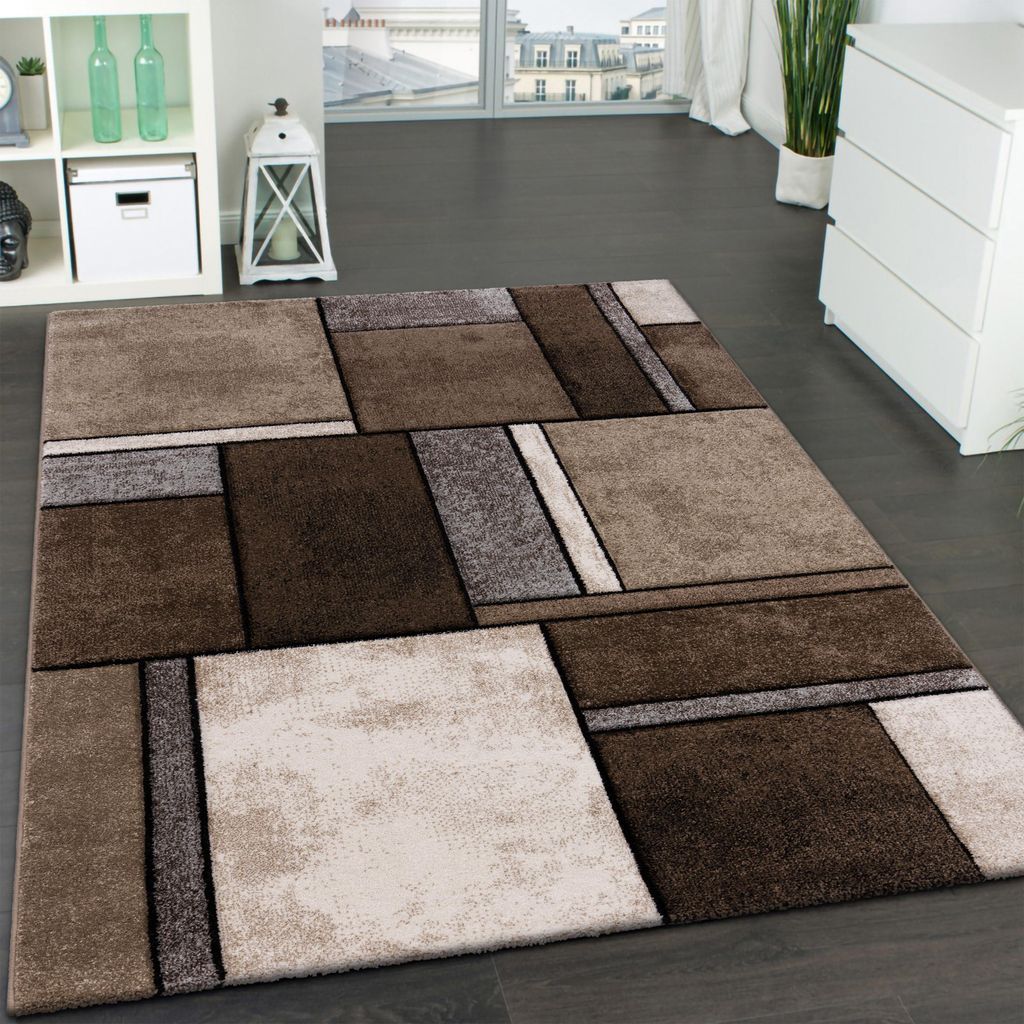 Paco Home Teppich Wohnzimmer Kurzflor Vintage Produktbild 