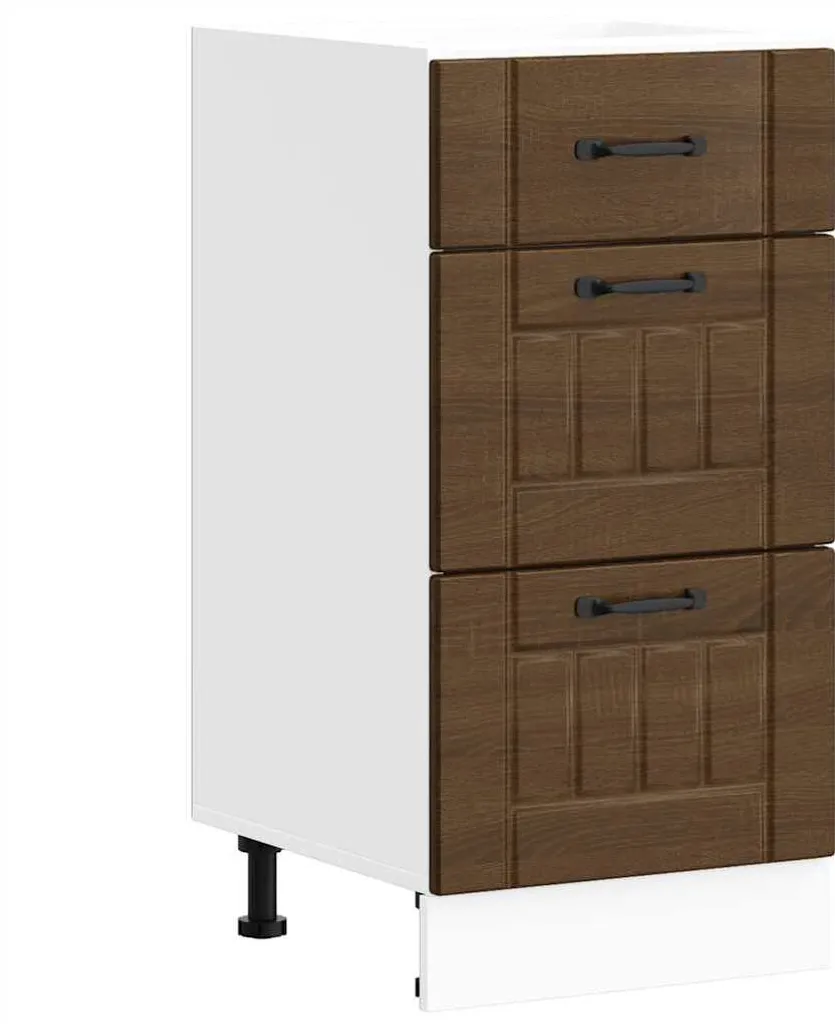 Mobile Base Cucina SYFAX™ Lucca Rovere Marrone - Design Legno