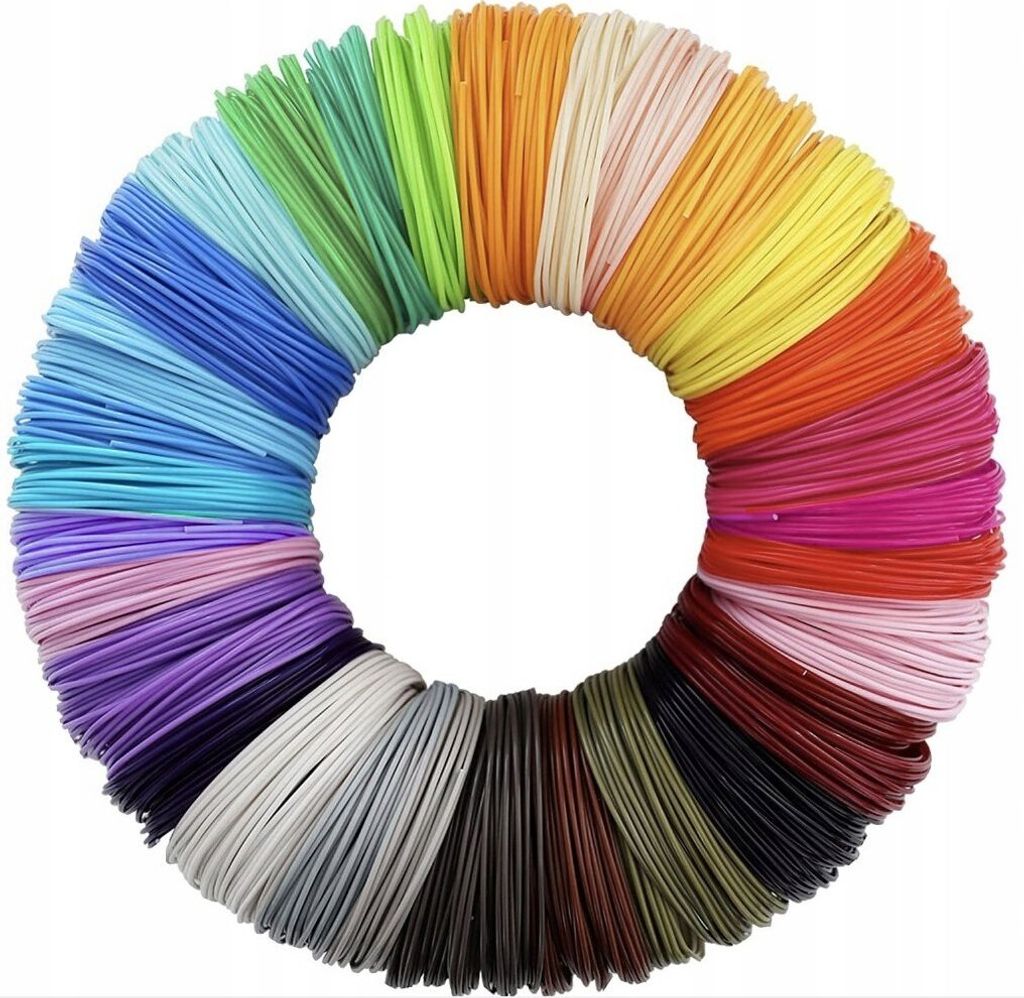 PLA Nachfüllset für 3D-Stift 30 x 3 m Farbe Kruzzel 19875 Produktbild 