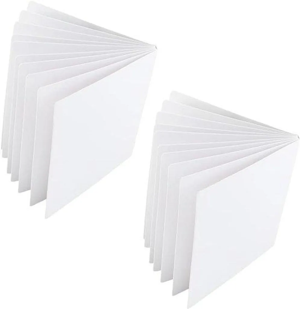 Carnet dessin carré rigide 21x21cm : protection et 10 feuilles pour esquisses
