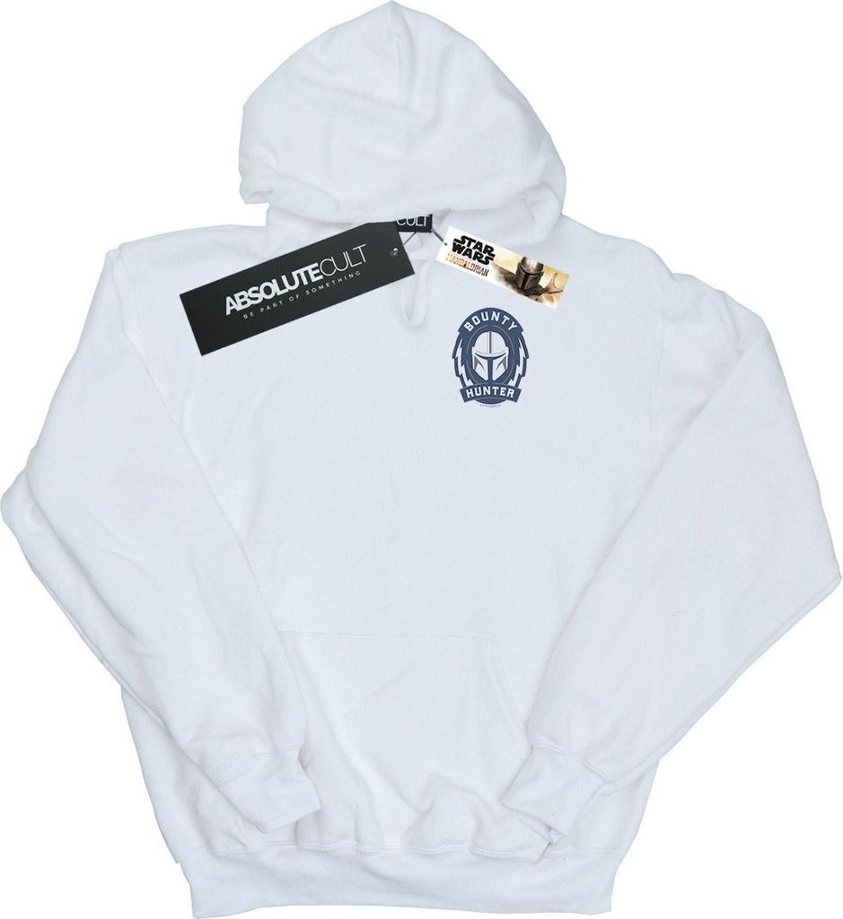 Star Wars - "The Mandalorian Bounty Hunter" Kapuzenpullover für Herren BI18657 (5XL) (Weiß)