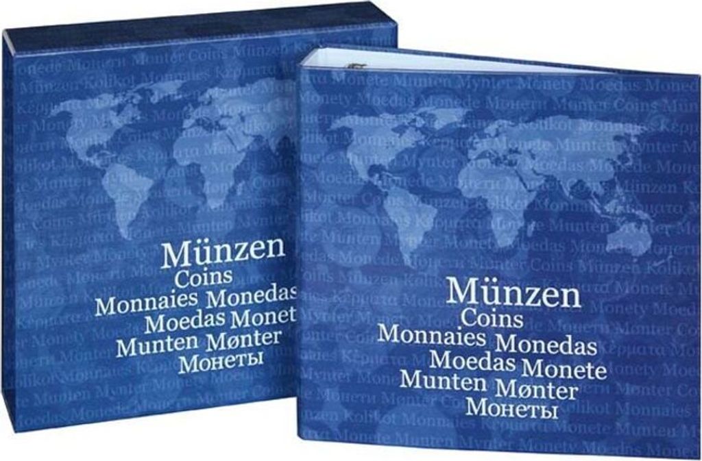 Lindner 1116 Set: karat BASIC-Ringbinder leer mit Kassette