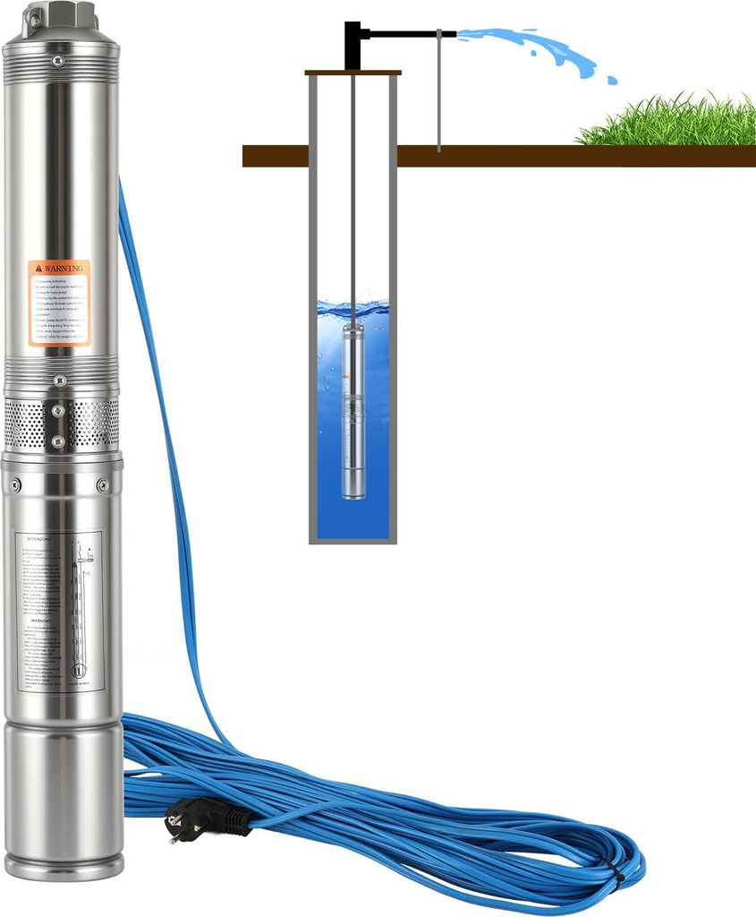 Izrielar 370 W / 0,5 hp Pompa per pozzi profondi Pompa per Immagine del prodotto 