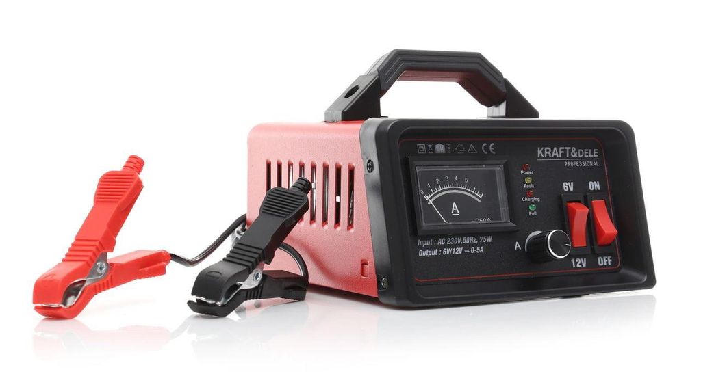 Nabíjačka autobatérií Kraft & Dele 75 W 6/12 V KD1288 Obrázok produktu 