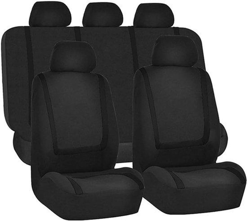 Autoaccessoires Set, bequeme, universelle, schwarze, Stoff- Auto-Heckschürze, für den meisten PKW, LKW und SUV.