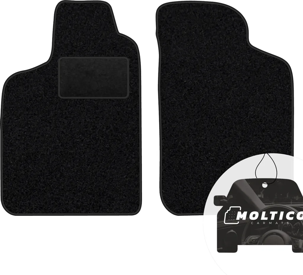 Tappetini Neri Renault Laguna I FL (98-01) - Set 2 Pezzi Velours
