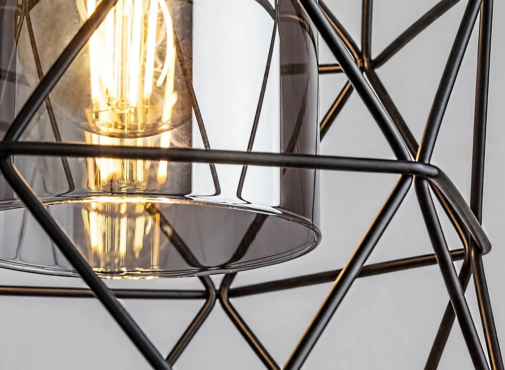 Suspension Noire Mate E27 Emrys 72111 : Solution Éclairage Intérieur Chic - 3