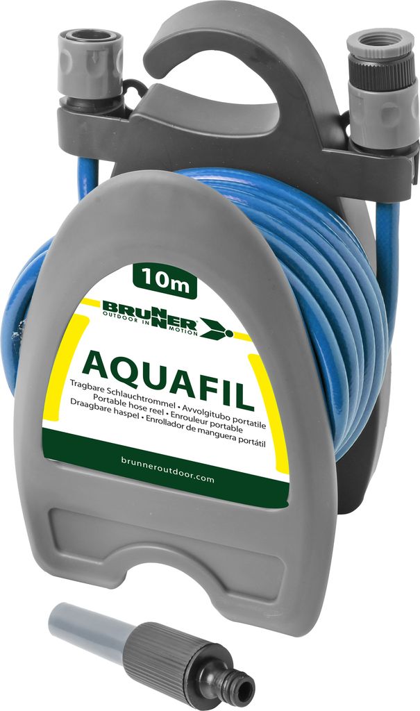 BRUNNER AQUAFIL 10m - Tragbare Schlauchtrommel - Trinkwasser Schlauch