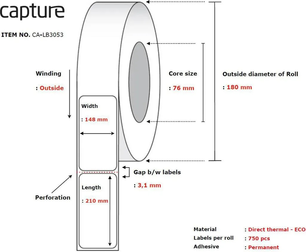 Étiquettes Grand Format 148x210 pour Identification de Palettes A5