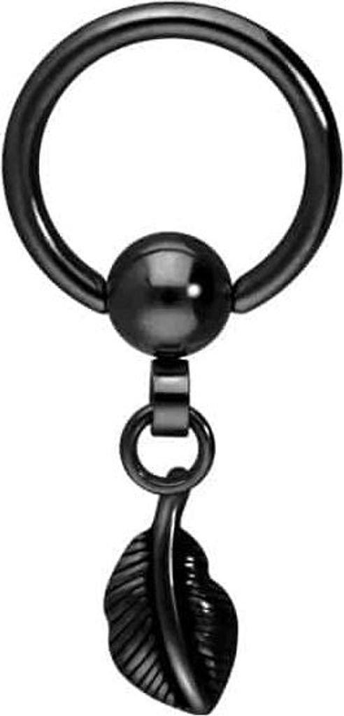 Intim-Piercing, Septum Piercing Chirurgenstahl Klemmkugelring FEDER