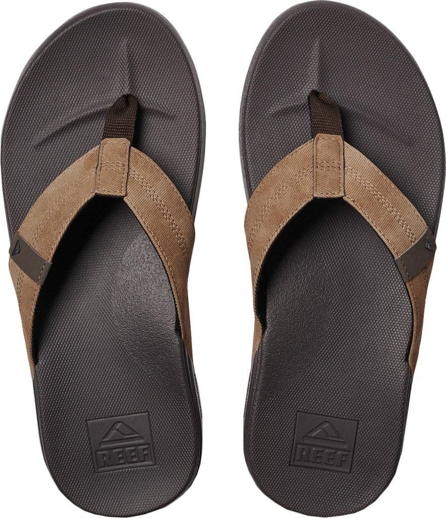 REEF Coushion Bounce Phantom Herren Zehen Pantoletten brown, biegsame Gummi Laufsohle