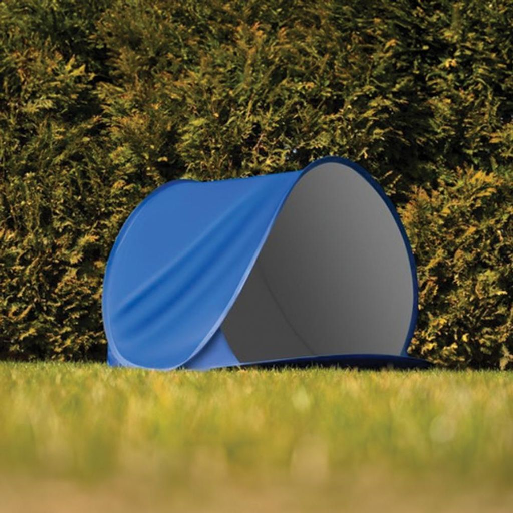 Tenda da spiaggia pieghevole, 150 × 100 × 80 cm, blu Immagine del prodotto 