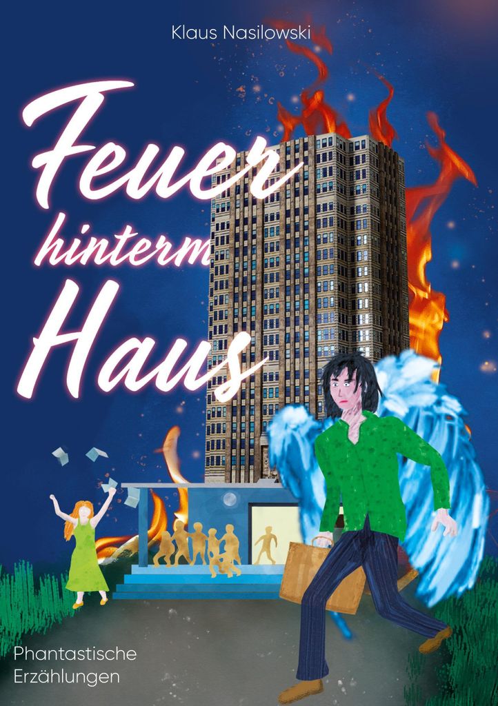 Feuer hinterm Haus