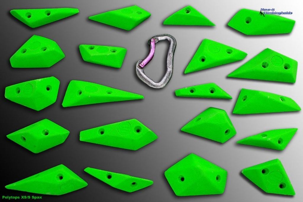 Move-it-Climbingholds Polytops XS/S (Spax) ,weiß