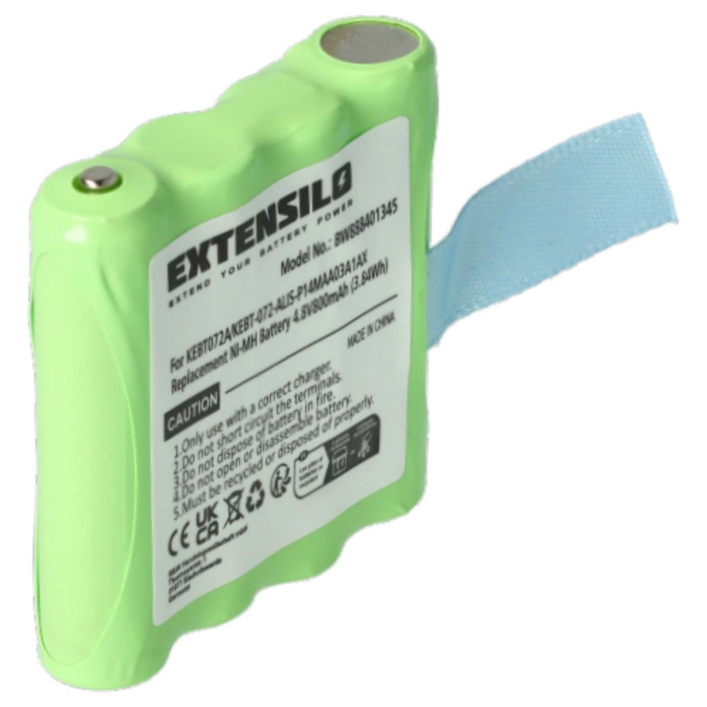 EXTENSILO 2x Akku kompatibel mit Motorola Talkabout T40, Produktbild 3