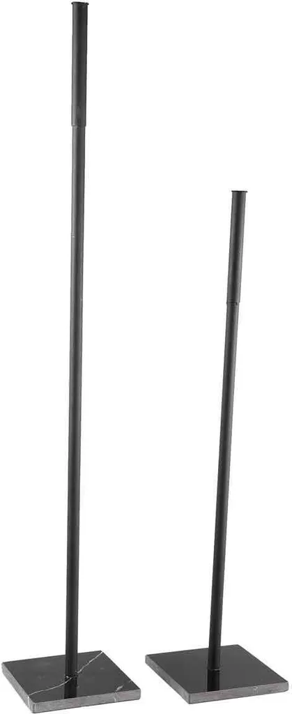 Lustre en Marbre Noir Naturel Dara PTMD - Format 120 cm Vertical Design