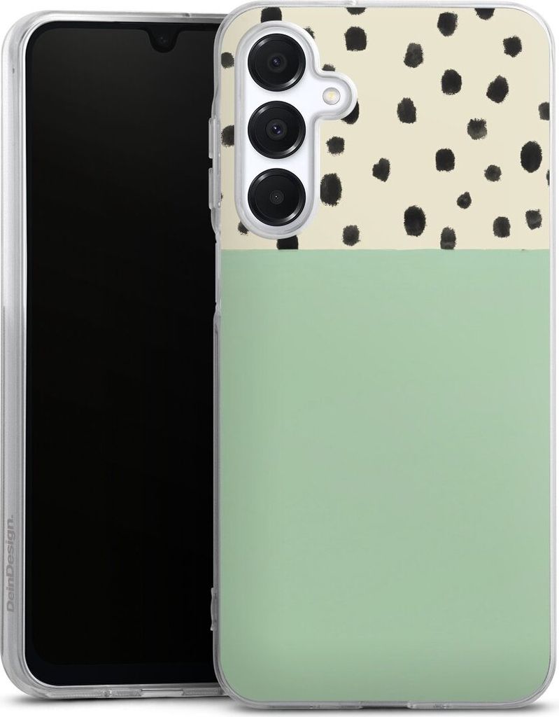 DeinDesign Handyhülle für Samsung Galaxy A16 5G Silikon Hülle Case Smartphone Schutzhülle Abstrakt Boho Polka Dots